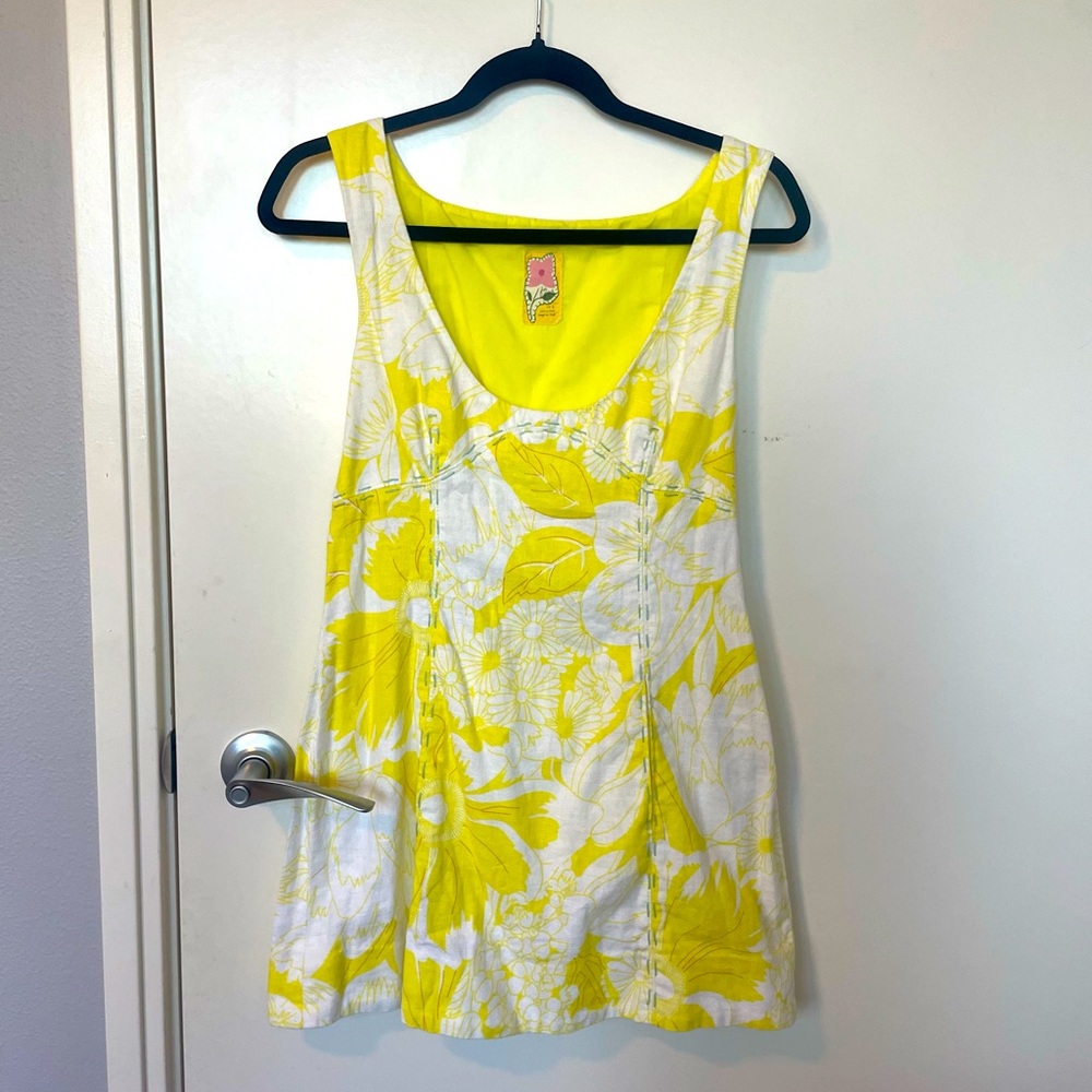 Free People Linen Vintage Dress